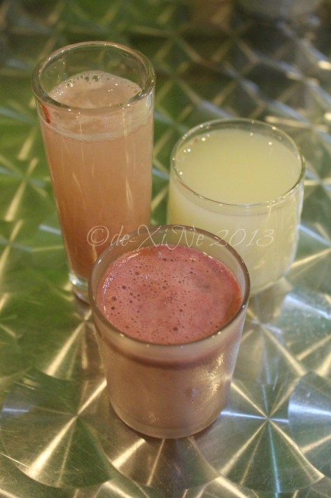 Cha Tien Milk Tea Shop Baguio grape, lemon, blueberry Yakult tea 