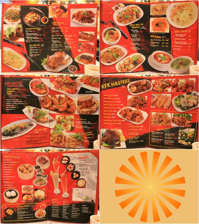 Kung Fu Kitchen Baguio 2014 Kung Fu Kitchen Baguio menu