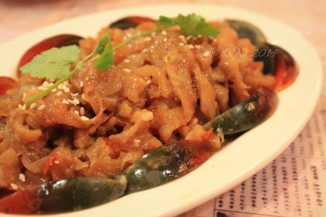 Kung Fu Kitchen Baguio 2014 Kung Fu Kitchen Baguio jelly fish with century egg