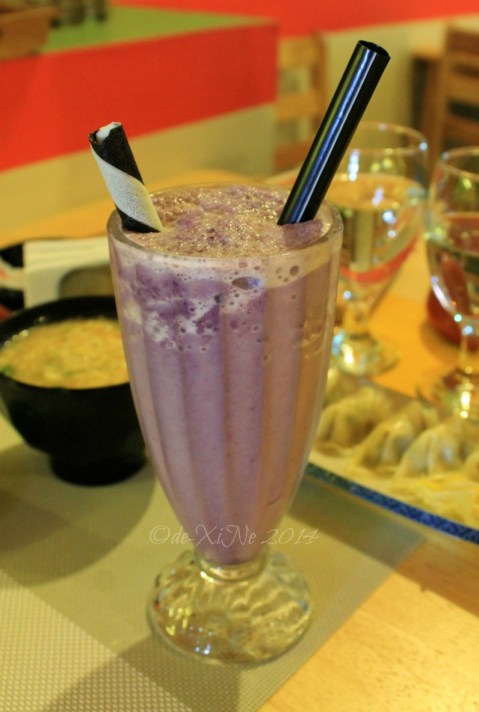 Baguio ZushiMe 2014 Purple yam shake