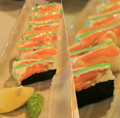 Baguio ZushiMe 2014 Box salmon roll