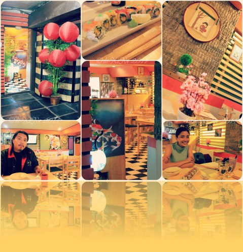 Baguio ZushiMe 2014 Race and Xine in the dining area