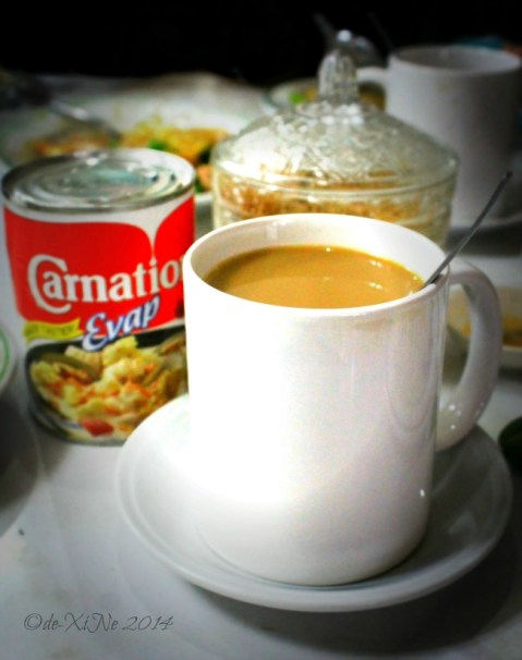 Star Cafe Baguio 2014 coffee with evap milk for creamer