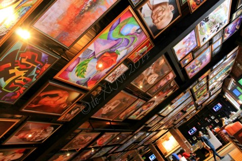 the ceiling of Sala Resto at the Camp Baguio 2014