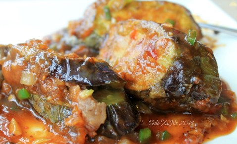 FOTD Food of the Day Baguio fried stuffed eggplant 2014