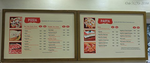 2014-07-23 Sbarro Baguio menu