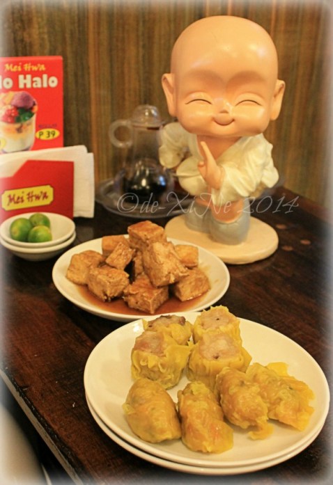 Mei Hwa Chinese Restaurant and Deli Baguio  dimsum -  shark's fin dumpling and soy tofu