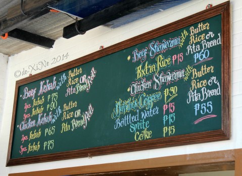 Habisbis Lebanese Restaurant and Cafe Baguio menu