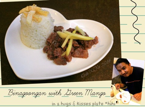 Escuela Restaurant+Cafe Baguio binagoongan with green mango