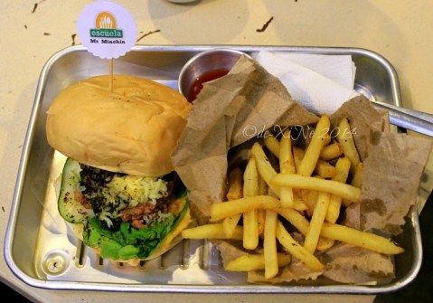 Escuela Restaurant+Cafe Baguio  Ms. Minchin burger