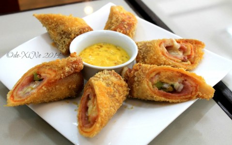 Baguio Koffeeline at Megatower Residences ham and cheese sandwich rolls