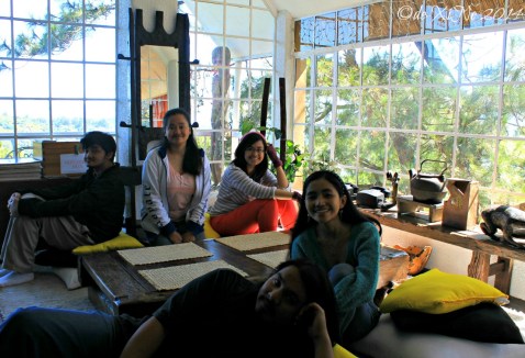 Baguio 777 Tiptop Arca's Yard 2014 at the most coveted seating area at the yard