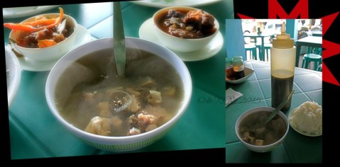  Baguio Bulaluhan sa Garahe (BSG) pinapaitan with the papait condiment on the side