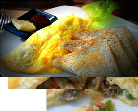 Baguio La Casa Bianca Hotel Spa Cafe 2015 Spanish omelette