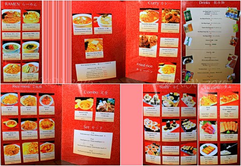 Baguio Sakura Terrace by Yamashita Ramen Group  2015 menu