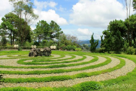 Baguio Mirador Jesuit Villa 2014 Knidos Labyrinth