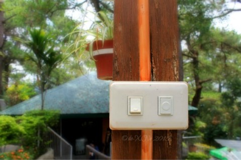 little details at Baguio La Parilla Cafe and Grill at Inn Rocio, buzzer for service 2015