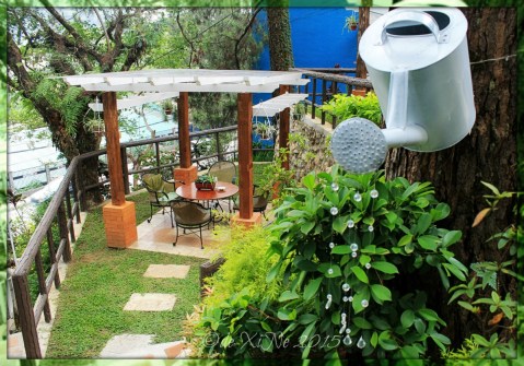 one of the dining pergolas at Baguio La Parilla Cafe and Grill at Inn Rocio 2015