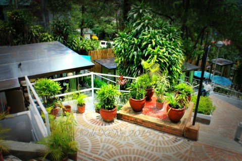2015-05-12 Baguio Tsokolateria al fresco dining area 