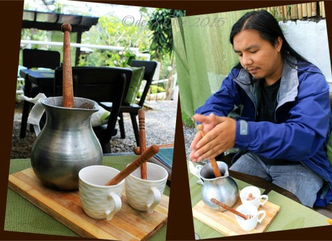 2015-05-12 Baguio Tsokolateria tablea house blend tsokolate eh in a batirol