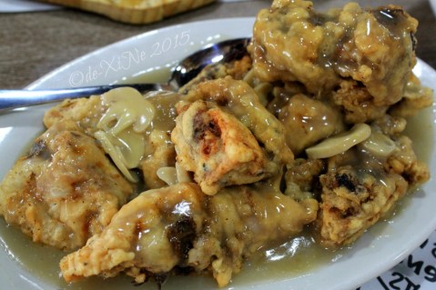 Baguio Calajo Foodhouse breaded chicken with mushroom gravy 2015