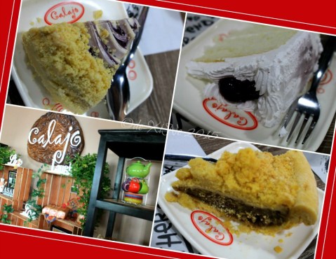 Baguio Calajo Foodhouse cake and pies = blueberry swirl, blueberry chiffon, apple pie2015