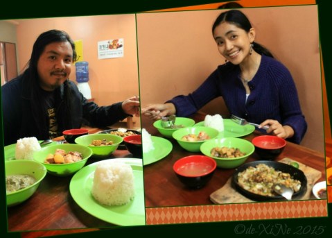 Baguio Ramanam eatery 2015 Xine and Race at Baguio Ramanam eatery 2015