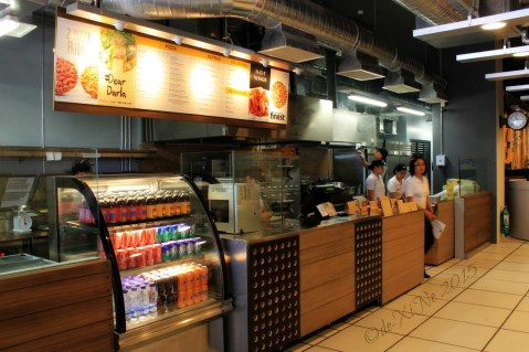 Baguio Yellow Cab Pizza Co SM Baguio branch, the counter