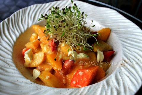 Baguio Sensational Blendz mix fruit in cream cheese and honey