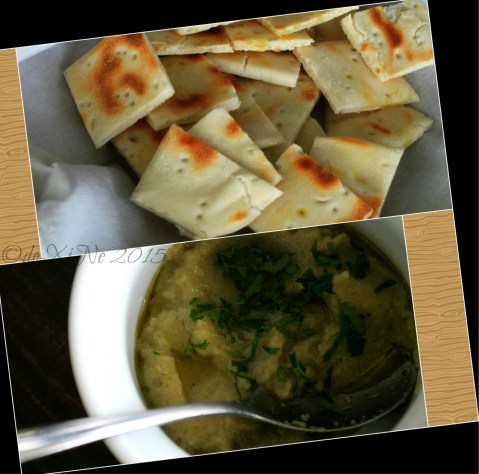 Baguio Foggy Mountain Cookhouse 2015 Baguio Foggy Mountain Cookhouse babaganoush and pita bread 2015