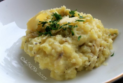 Baguio Foggy Mountain Cookhouse 2015 Baguio Foggy Mountain Cookhouse mashed potato that comes with the squid dish 2015