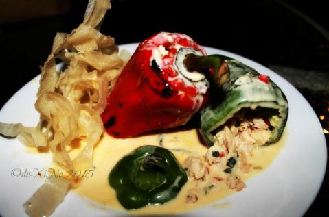 Baguio Cafe de Angelo Coffee Bar in St. Patrick Village stuffed peppers 2015