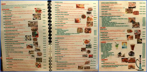 Baguio Hook'd Up Mediterranean Cuisine menu