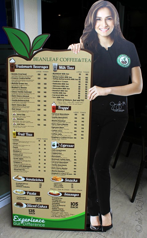 Baguio BeanLeaf Coffee Tea and More 2015 Baguio BeanLeaf Coffee Tea and More menu