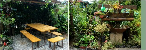 Baguio Farmer's Daughter Restaurant 2015 Baguio Farmer's Daughter Restaurant al fresco table and wash area