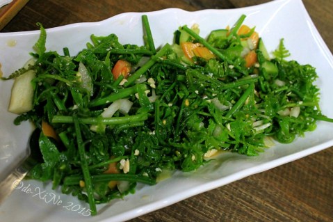 Baguio Farmer's Daughter Restaurant 2015 Baguio Farmer's Daughter Restaurant pak-pako salad fern salad