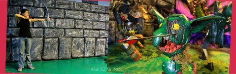 2015-11-10 X slaying monsters at Baguio Pandora's Box Tavern Cafe 