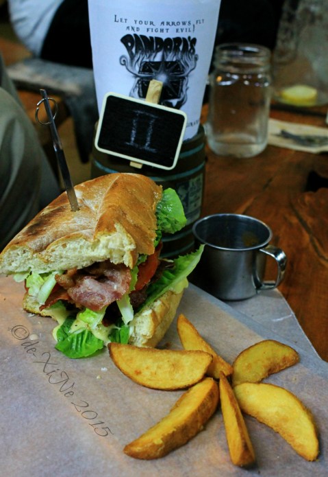 2015-11-10 Baguio Pandora's Box Tavern Cafe King Arthur's BLTC sandwich 