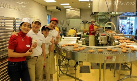  Baguio Krispy Kreme X in the Krispy Kreme kitchen 2015
