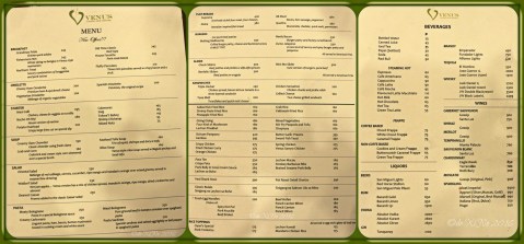 Baguio Olive Cafe at Venus Parkview Hotel 2016 2016-01-13 Baguio Olive Cafe at Venus Parkview Hotel menu