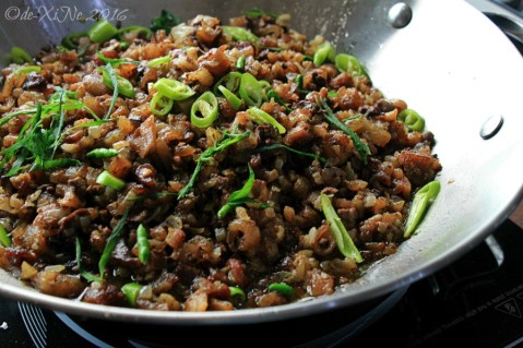 2016-01-28 Baguio Heritage Buffet Restaurant at Heritage Mansion sisig from the filipino selection