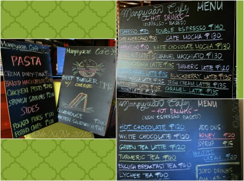 Baguio Manpiyaan Cafe 2016 2016-01-31 Baguio Manpiyaan Cafe menu (1)