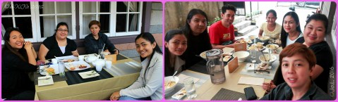 Old friends and new friends hanging out at Baguio Garahe - weekend restaurant-cafe 