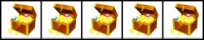 5 treasure chests