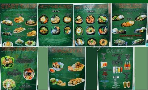2016-06-19 Baguio Spoon and Stone Cafe menu