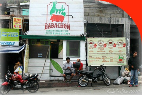 2016-07-06 Baguio Babachon Davao Style Lechon street view of facade
