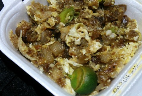 2016-07-06 Baguio Babachon Davao Style Lechon liempo-sig grilled liempo sisig