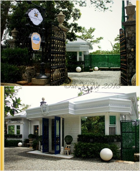 Baguio Vanilla Cupcake Bakery at Kamiseta Hotel 2016 Baguio Vanilla Cupcake Bakery at Kamiseta Hotel gate and facade