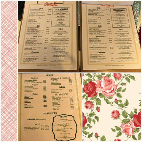 Baguio Vanilla Cupcake Bakery at Kamiseta Hotel 2016 2016-09-05 Baguio Vanilla Cupcake Bakery at Kamiseta Hotel menu
