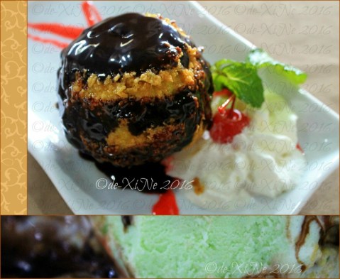 Baguio I Piatti Cafe deep fried ice cream